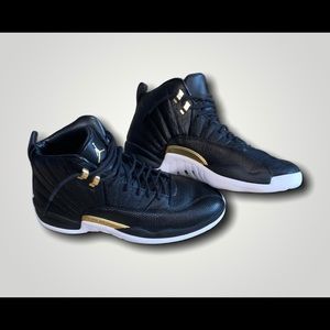 Air Jordan 12 Retro Black Metallic Gold